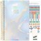 bloom daily planners 2025-26 Academic Planner, Soft Cover, 5.5" x 8.25", Iridescent Opal